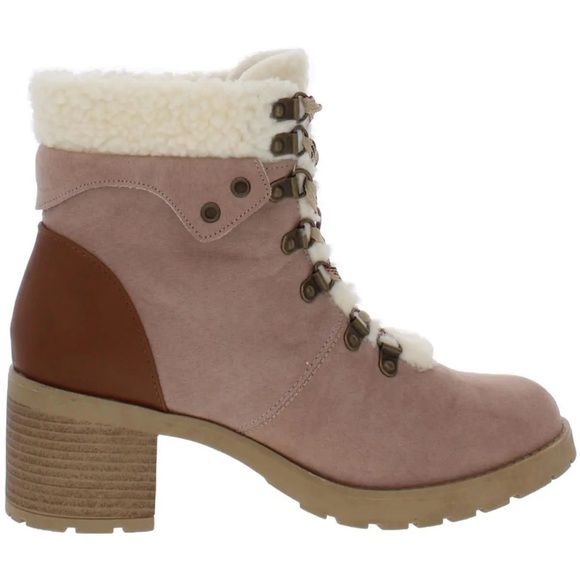 SALE!!! New Jane and the shoe taupe boots lug sole sz 6.5m - Picture 4 of 7